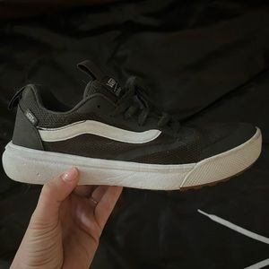 Olive Vans athletic shoes size 8